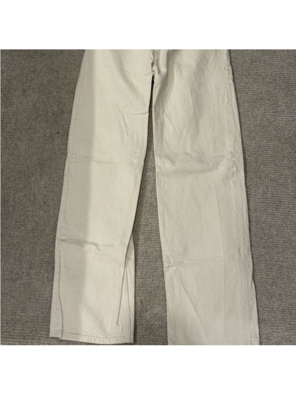 Zara Cream relaxed jeans size 4